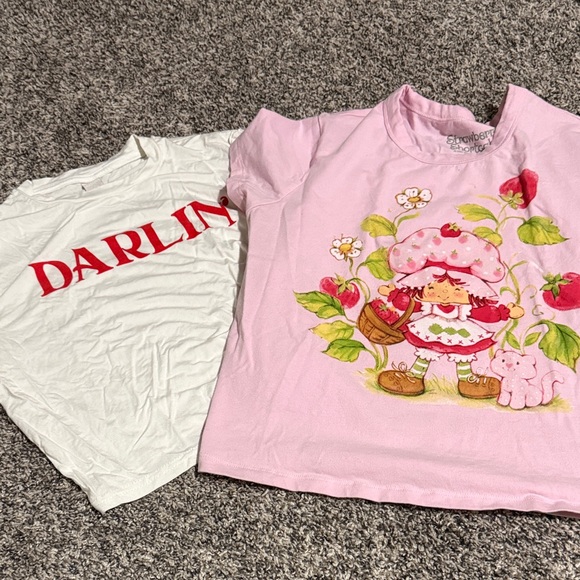 Darling Tops - Pink Strawberry Shortcake women’s T-Shirt